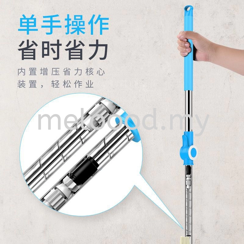 Easy Spin Mop Accessories Refill Cloth Replacement Spin Mop Handle and Household Floor Cleaning / 通用拖把杆旋转拖把懒人拖布1spin mop