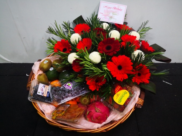 Fruits Basket FB072 floristkl Fruit Basket Kuala Lumpur (KL), Selangor, Malaysia Supplier, Suppliers, Supply, Supplies | Shirley Florist