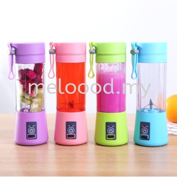 Fruit Blender USB Portable Electric Mesin Fruit Juicer Plastic Cup/迷你USB果汁机/迷你水果机/Juice Blender(4 blade)