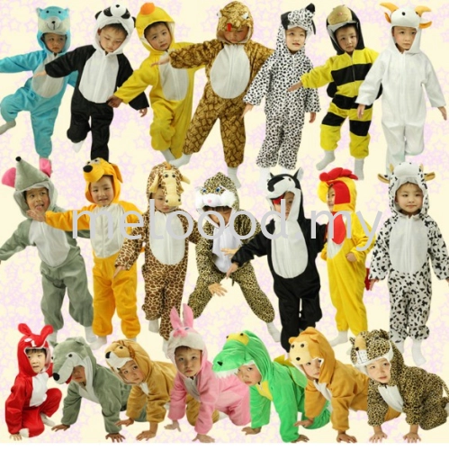 Animal Costume Kid - Cow | Black wolf | Black Cat and more