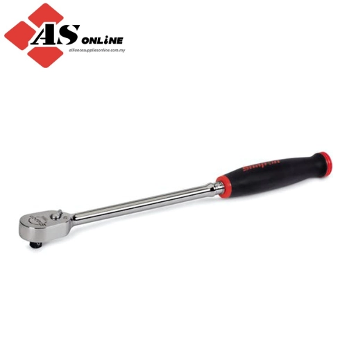 SNAP-ON 1/4" Drive Dual 80 Technology Soft Grip Extra-Long Handle Ratchet (Red) / Model: THLL72
