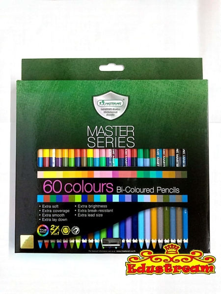 MASTER SERIES BI-COLOURED PENCILS 60 COLOURS Color Pencils Art Supplies Stationery & Craft Johor Bahru (JB), Malaysia Supplier, Suppliers, Supply, Supplies | Edustream Sdn Bhd