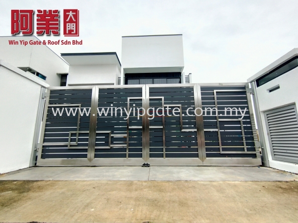 S.steel trackless gate&Fully aluminium trackless gate Others Selangor, Malaysia, Balakong, Kuala Lumpur (KL) Service, Supplier, Supply, Installation | Win Yip Gate & Roof Sdn Bhd