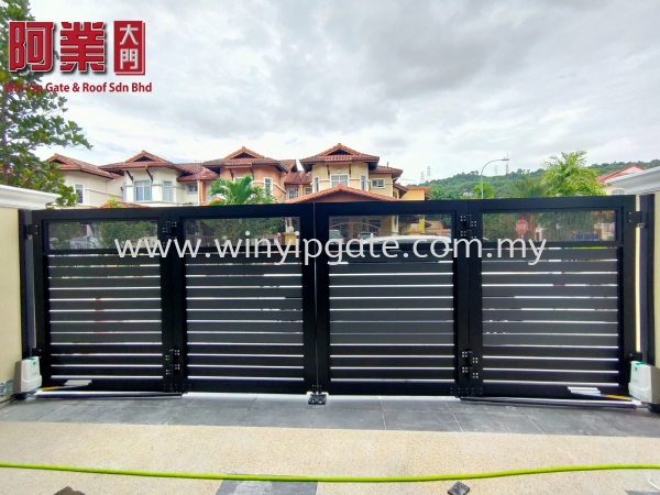 S.steel trackless gate&Fully aluminium trackless gate Others Selangor, Malaysia, Balakong, Kuala Lumpur (KL) Service, Supplier, Supply, Installation | Win Yip Gate & Roof Sdn Bhd