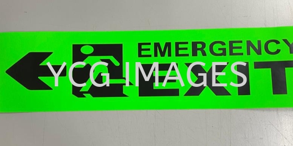 Emergency Exit Sticker Label Printing Sticker Printing Kuala Lumpur (KL), Malaysia, Selangor, Cheras Services | YCG Images Sdn Bhd