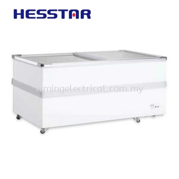 Hesstar 1050L 3 Door Island Display Freezer with Twin Motor HCF-TG930L