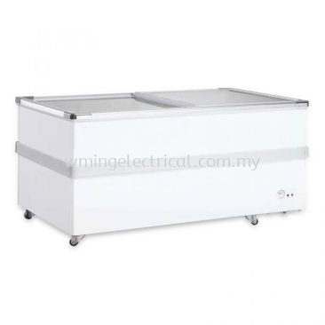 Hesstar 780L 2 Door Island Display Freezer HCF-TG700L