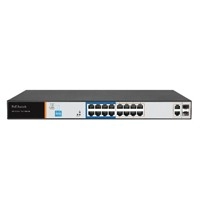 16-Port PoE Switch with 2 Uplink