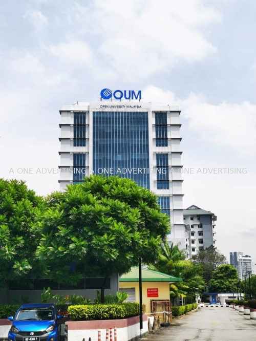 'OUM' Building Signage