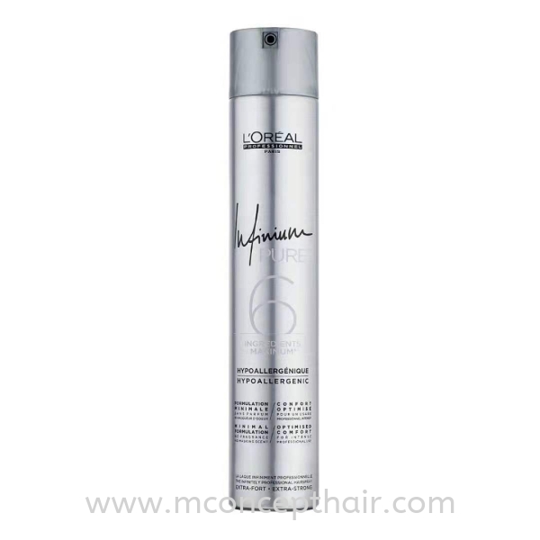 Infinium Pure Hairspray 500 ml Tecni.Art- Styling Product - Perfect for recreating the latest styling looks L'Oral Professional - Expert care for demanding hair Melaka, Mahkota Parade, Johor Bahru (JB), Bandar Hilir, Mount Austin, Kota Syah Bandar, Malaysia Service, Expert | M Concept Hair Salon