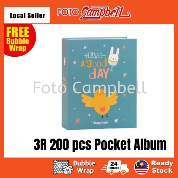 3R Photo Album 200pccs(Ready Stock)Pocket Album- Have A Good Day 3R-200pcs Album Selangor, Malaysia, Kuala Lumpur (KL), Shah Alam, Klang Supplier, Suppliers, Supply, Supplies | Foto Campbell