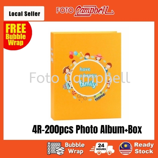 4R Album 200pcs + Box(Ready Stock)--- cute yellow family 4R-200pcs + box Album Selangor, Malaysia, Kuala Lumpur (KL), Shah Alam, Klang Supplier, Suppliers, Supply, Supplies | Foto Campbell