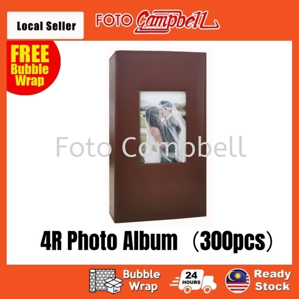 4R Album (300pcs), Photo Album, Album Gambar Ready Stock--- pvc brown 4R-300pcs album Selangor, Malaysia, Kuala Lumpur (KL), Shah Alam, Klang Supplier, Suppliers, Supply, Supplies | Foto Campbell