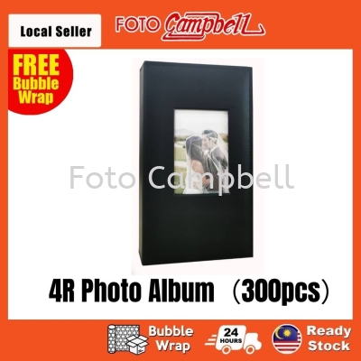 4R Album (300pcs), Photo Album, Album Gambar Ready Stock--- pvc black