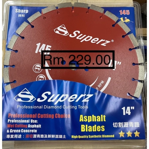 14 inch diamond cutting disc superz