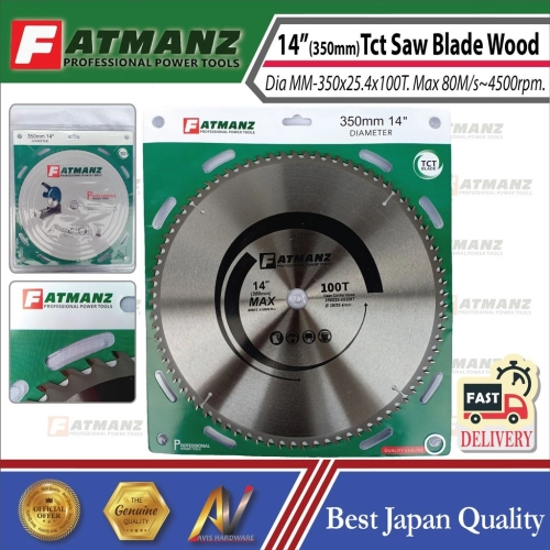 14 inch wood cutting disc fatmanz