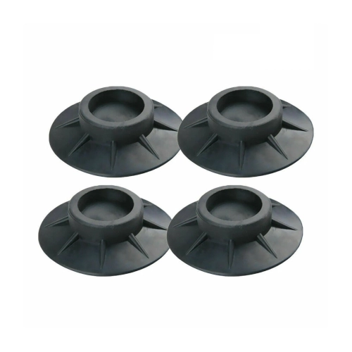 washing machine support and noise cancelling pads