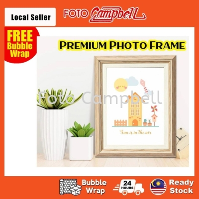 4R 5R 6R 8R Photo Frame Wooden Design(Ready Stock)