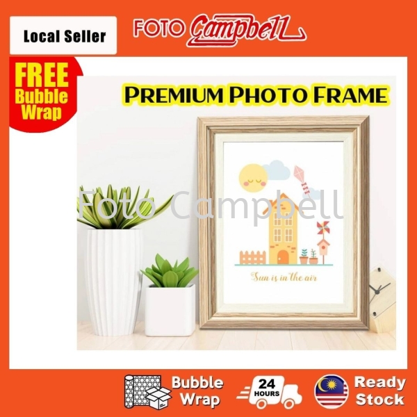 4R 5R 6R 8R Photo Frame Wooden Design(Ready Stock) Frame Selangor, Malaysia, Kuala Lumpur (KL), Shah Alam, Klang Supplier, Suppliers, Supply, Supplies | Foto Campbell