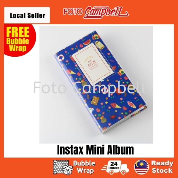 Fujifilm Instax Mini Photo Album(84pcs)Ready Stock Instax Mini Sized Album Selangor, Malaysia, Kuala Lumpur (KL), Shah Alam, Klang Supplier, Suppliers, Supply, Supplies | Foto Campbell