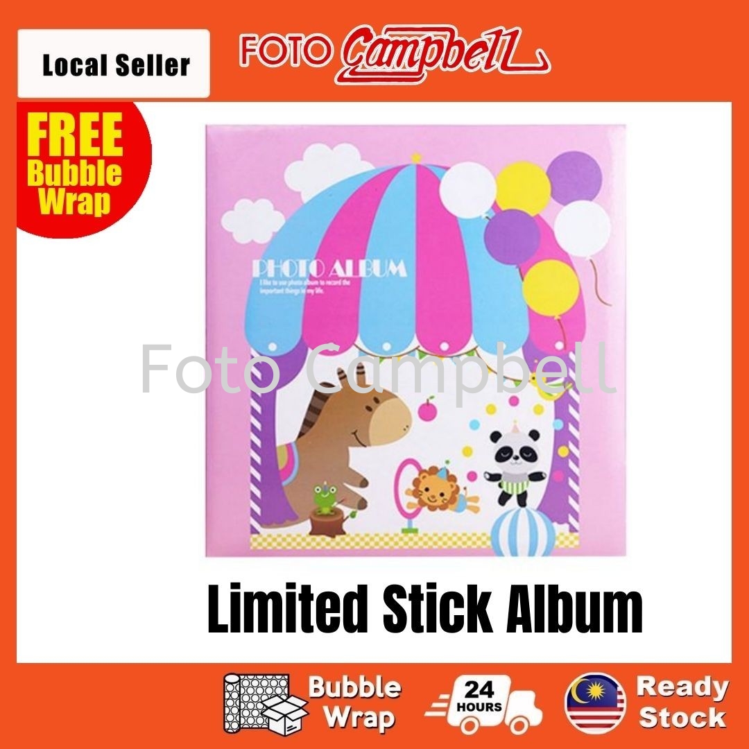 Sticky photo Album＋Box self adhesive(Ready Stock)stick-on album