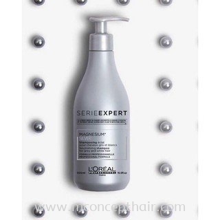 Loreal Serie Expert Silver Shampoo for Bleaching and Damaged Hair 500ml  Silver Serie Expert - Color-treated