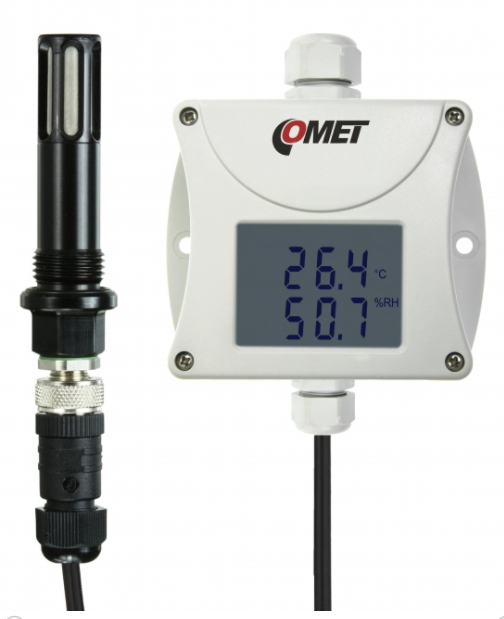comet t3111p compressed air rh+t+tdp sensor with 4-20ma output