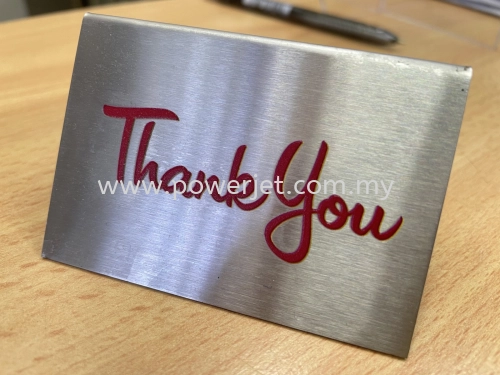 UV Direct Print Service on Stainless Steel