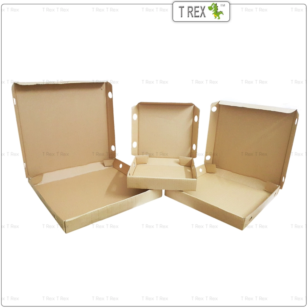 50pcs Disposable Brown Pizza Box