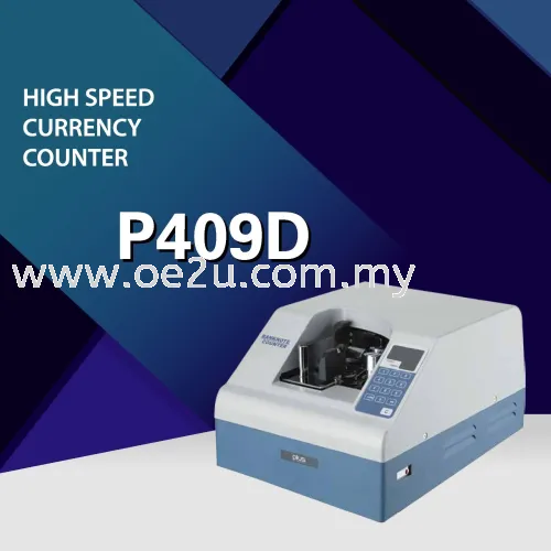 PLUS P409D Vacuum Type Banknote Counter (Suction Desktop)