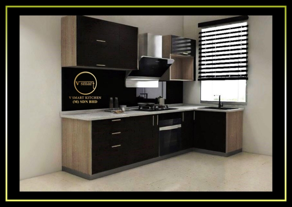 MENERONG INDAH KITCHEN CABINET -MELAMINE DOOR  KITCHEN CABINET  Penang, Malaysia, Butterworth Supplier, Suppliers, Supply, Supplies | V SMART KITCHEN (M) SDN BHD