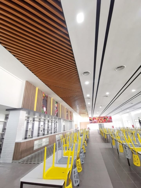 Kolej Yayasan UEM Aluminium Baffle Ceiling / Box Ceiling Selangor, Malaysia, Kuala Lumpur (KL) Supplier, Suppliers, Supply, Supplies | FASADO SDN BHD