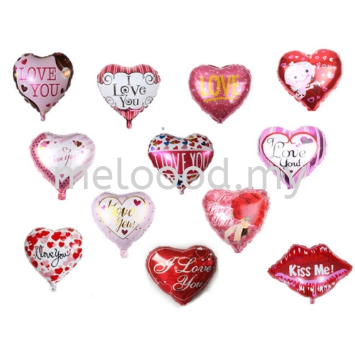 Foil 18 inch Foil Balloon Heart Love You