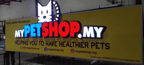 3d Led Boxup Signboard At Wisonmarketing