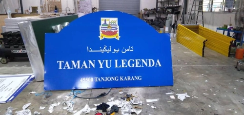 Taman Signboard At Selangor