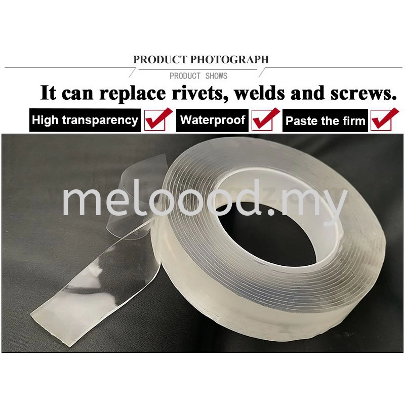 Multifunctional Strongly Sticky Double-Sided Adhesive Nano Tape Balloon glue Balloon Tape Stick Gam Tampal Balloon