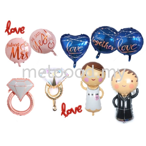 Wedding Foil Balloon For Decoration