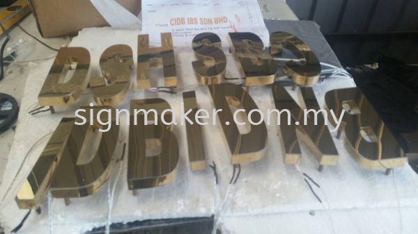 3D Stainless Steel No Light 3D Stainless Steel No Light Malaysia, Selangor, Kuala Lumpur (KL), Klang Manufacturer, Supplier, Supply, Supplies | SIGN MAKER ENTERPRISE