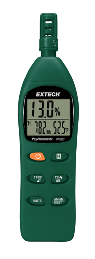 extech rh300 : hygro-thermometer psychrometer