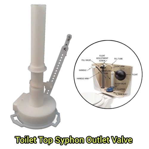 toilet cistern outlet valve side flush type