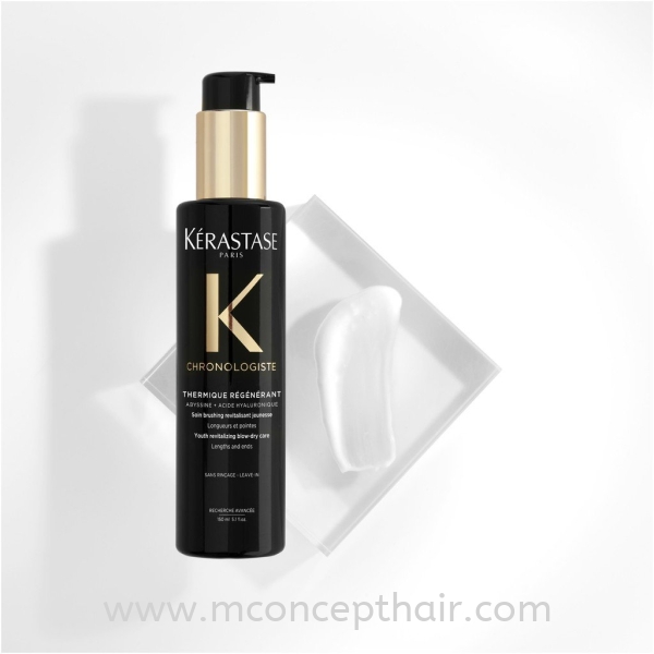 Chronologiste Regenerant Youth Revitalizing Blow Dry Cream 150ml Kerastase Chronologiste - nourish and hydrate scalp, add shine and plump roots for a fuller effect Krastase - Discover the miracle of luxury haircare Melaka, Mahkota Parade, Johor Bahru (JB), Bandar Hilir, Mount Austin, Kota Syah Bandar, Malaysia Service, Expert | M HAIR STUDIO (M) SDN. BHD.