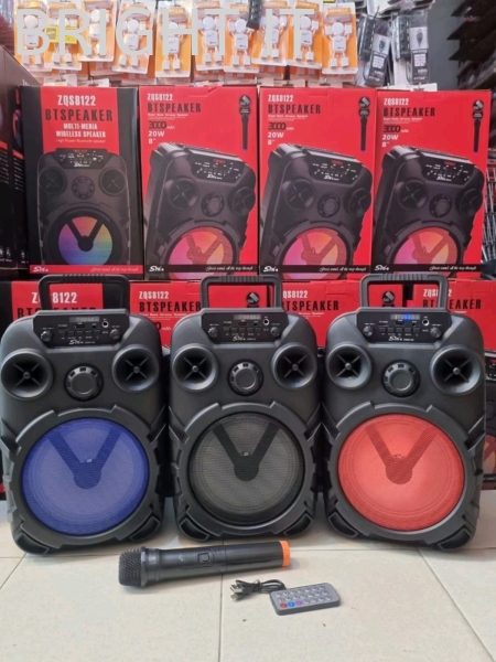 Bluetooth Speaker ZQS8122 (Protable) C/W Wireless Mic Speaker  Product Melaka, Malaysia, Batu Berendam Supplier, Suppliers, Supply, Supplies | BRIGHT IT SALES & SERVICES