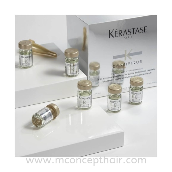 Densifique Femme Scalp Treatment Ampoules 6ml x 30 Kerastase Densifique - thickens and fortifies thinning hair, leaving it fuller Krastase - Discover the miracle of luxury haircare Melaka, Mahkota Parade, Johor Bahru (JB), Bandar Hilir, Mount Austin, Kota Syah Bandar, Malaysia Service, Expert | M HAIR STUDIO (M) SDN. BHD.