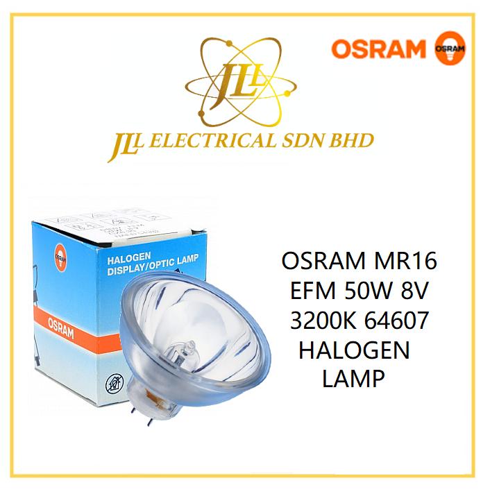 OSRAM MR16 EFM 50W 8V 3200K 64607 HALOGEN LAMP Kuala Lumpur (KL), Selangor,  Malaysia Supplier, Supply, Supplies, Distributor | JLL Electrical Sdn Bhd