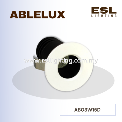 ABLELUX 3W RECESSED LED DOWNLIGHT 270 LUMEN 15D ISOLATED DRIVER
