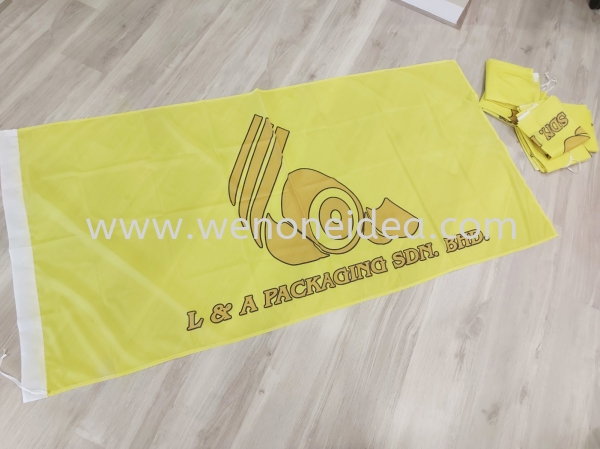 Customize Corporate Logo Flag Flag / Fabric Printing Johor Bahru (JB), Malaysia, Ulu Tiram Supplier, Suppliers, Supply, Supplies | Wen One Idea Enterprise