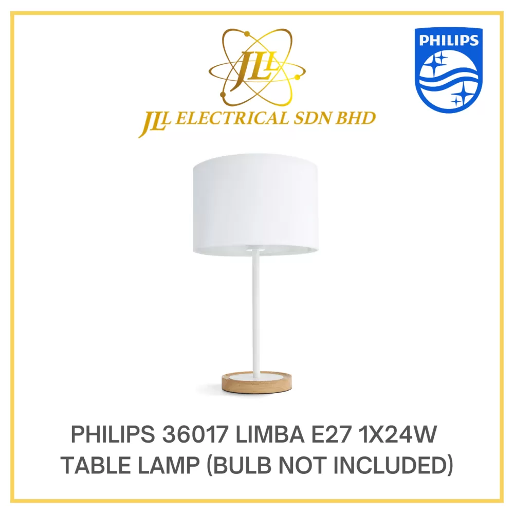 PHILIPS 36017 LIMBA WHITE TABLE LAMP Kuala Lumpur (KL), Selangor, Malaysia  Supplier, Supply, Supplies, Distributor | JLL Electrical Sdn Bhd