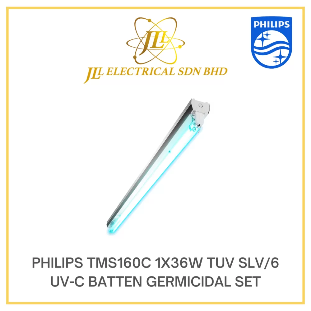 PHILIPS TMS160C 1X36W TUV SLV/6 UV-C BATTEN GERMICIDAL SET