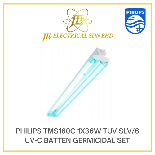 PHILIPS TMS160C 2X36W TUV SLV/6 UV-C BATTEN GERMICIDAL SET