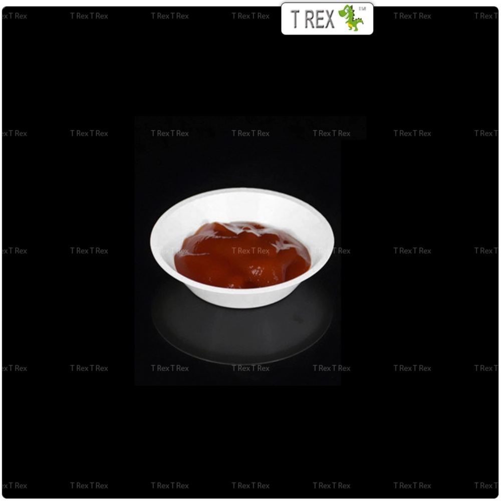 500pcs 2.5 Inch Disposable Plastic Chili Plate / Plastic Sauce Plate